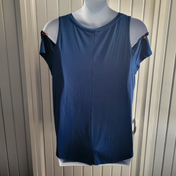 Lane Bryant Blue Cold Shoulder - Picture 2 of 4